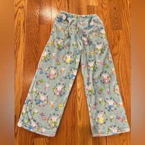 GIRLS size 6-8 Iscream plush pants - reindeer print